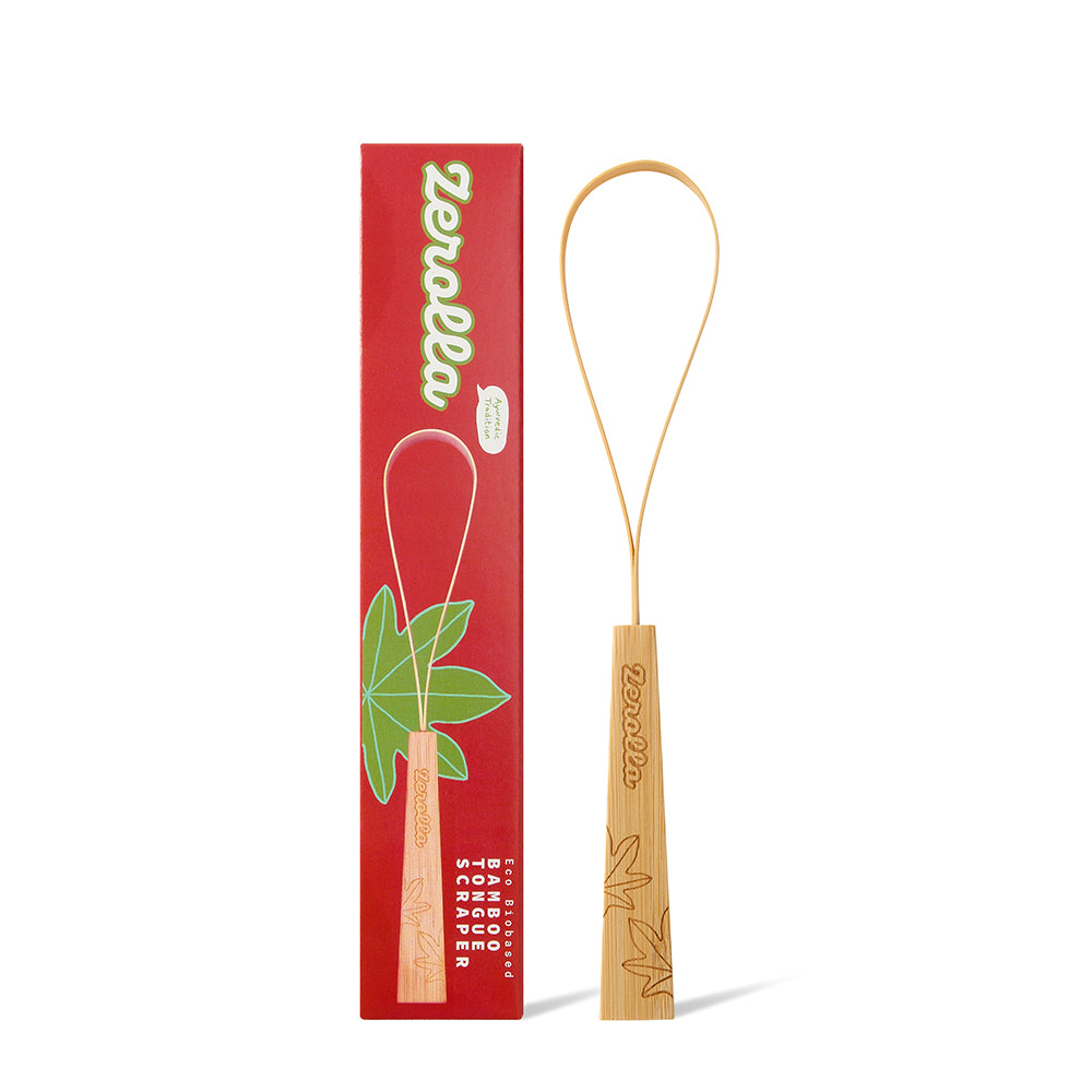 Eco Plant-based Bamboo Tongue Scraper